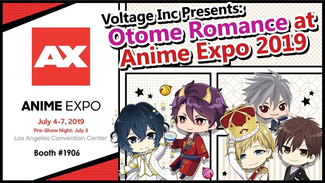 VOLTAGE OTOME ROMANCE AT ANIME EXPO 2019!! YouTube