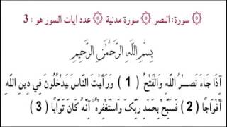 القارئ الزين محمد أحمد سورة النصر