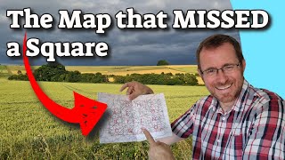 Why does this Map have a square Missing?  A Map Mystery