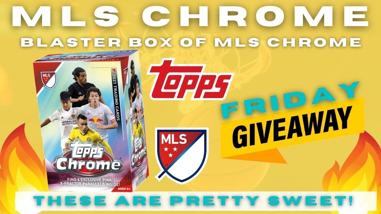 New Product! – Topps Chrome MLS Soccer Blaster – These Are Pretty Sweet + Friday Giveaway!