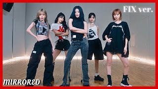 Le Sserafim  crazy fix Ver Dance Practice Mirrored 4k