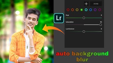 LR lightroom background colour change editing ||🔥 auto background blur in LR lightroom