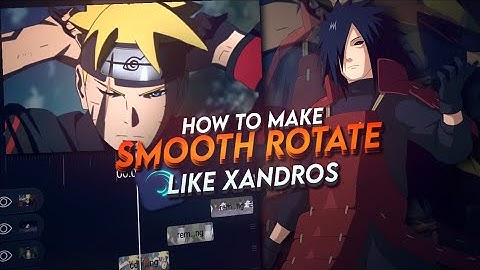 HOW TO MAKE SMOOTH ROTATE  LIKE XAN [BEST METHOD] ALIGHT MOTION 3.6.2 (FREE PRESET)