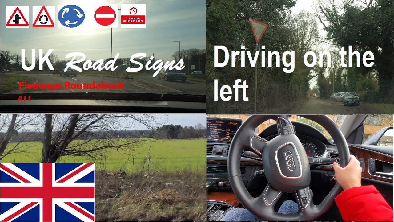 PART 2 Driving in UK, learning how to drive on the left YouTube