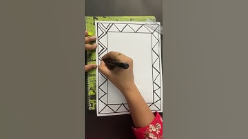 Front page border design,title page border  #projectfiledecoration #border_design #shorts #indietube