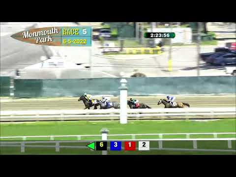 video thumbnail for MONMOUTH PARK 06-05-22 RACE 5