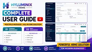 HYLUMINIX HRMS Complete User Guide | Company Management & Shift Management