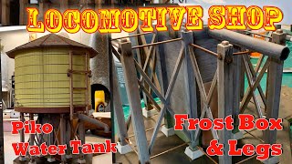This Model Railroad Project Is So Cool! The Chama Locomotive Shops Water Tank, From the Piko Kit.