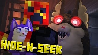 MAMA SCARES PRESTON!? Minecraft Tattletail HIDE N SEEK screenshot 5