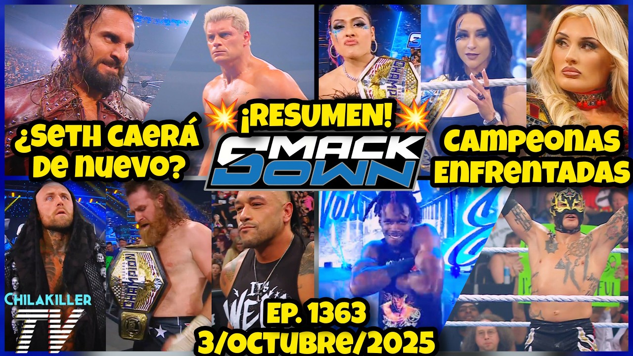 ¿SETH CAERA DE NUEVO? | WWE SmackDown | 3 Octubre 2025 | RESUMEN Y RESULTADOS