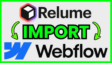 How To IMPORT Your Relume Designs Into Webflow (QUICK & EASY) 2025