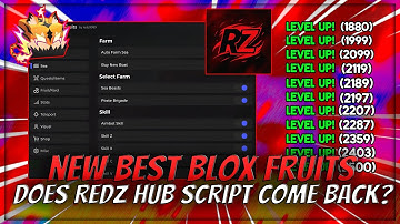 Is Redz Hub Script Back – Blox Fruits Script Update | Auto Farm, Sea Events, Mastery (No Key)