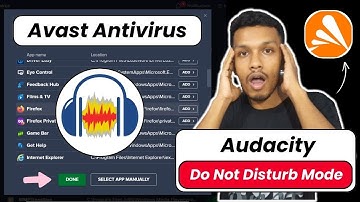 Avast antivirus audacity do not disturb mode | how to enable do not disturb mode in avast antivirus