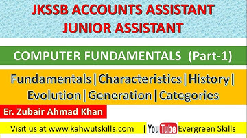 Computer Fundamentals History Generation Types of computers#JKSSB #PANCHAYAT #ACCOUNTS #ASSISTANT