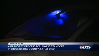 Man dies after officer-involved shooting in Breckinridge County