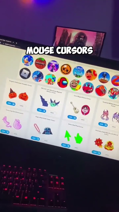 Kaching Custom Cursor - Choose a mouse cursor from our gallery or