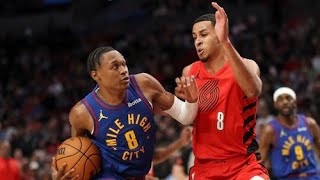 Denver Nuggets vs Portland Trail Blazers - Full Game Highlights | March 23, 2023-24 NBA Season