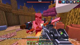 PILLAGERS RAID ME AND MY ARMY AGAIN IN MINECRAFT