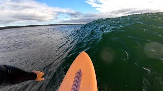 RAW POV SURF | EASY, UNCROWDED POINT BREAK ON A MID LENGTH