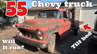 картинка: Поедет ли? Грузовик Chevrolet 1955 года простоял 23 года!