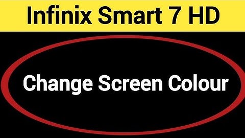 How to change screen colour, Infinix Smart 7 HD me display colour change kaise karen, display colour