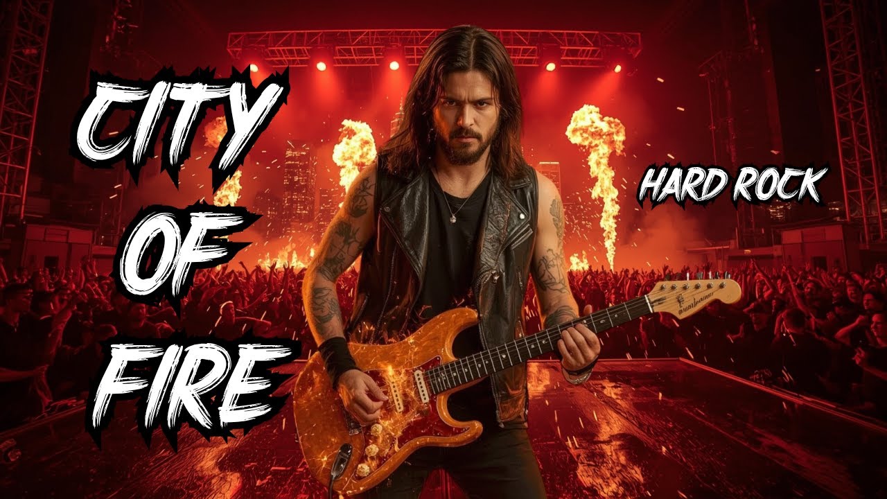 City of Fire | Powerful Hard Rock Anthem of Rebellion & Freedom | Duan Sonic Rock