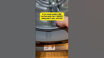 Brand New Washing Machine SHAKING Violently?? Watch This!