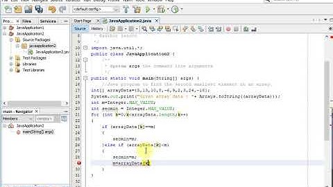 Java program to find the second smallest element in an array.