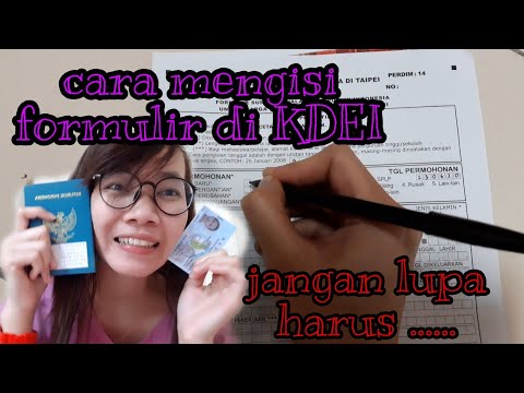 Video: Cara Mengisi Aplikasi Paspor Untuk Pelajar