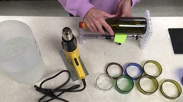 How to cut glass bottle rings - Creator