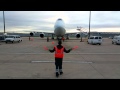 Cargo Ramp Marshalling - Cathay Pacific Cargo - Hong Kong Trader B-LJA O'Hare Airport [05.31.2015]