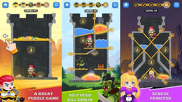 Hero Rescue - All Level Gameplay (1-30) | Android,iOS Game