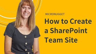 How to Create a SharePoint Team Site
