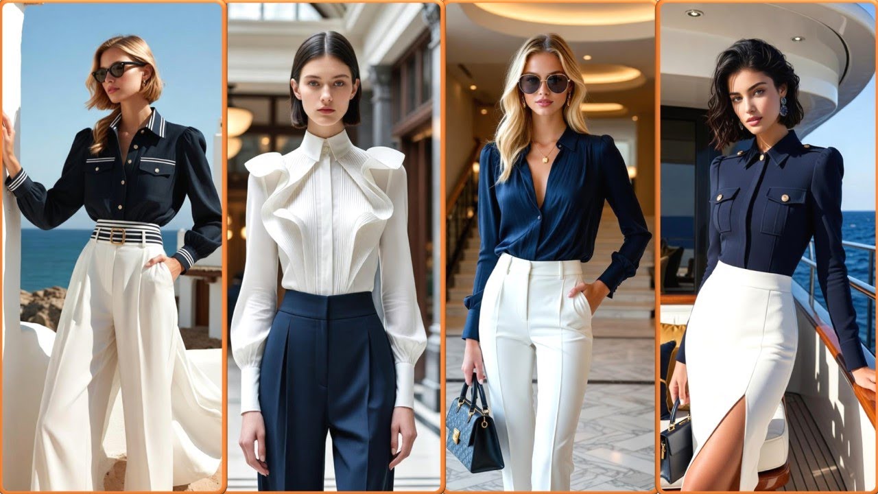 AZUL MARINO Y BLANCO EL NUEVO LENGUAJE FEMENINO PARA 2026 