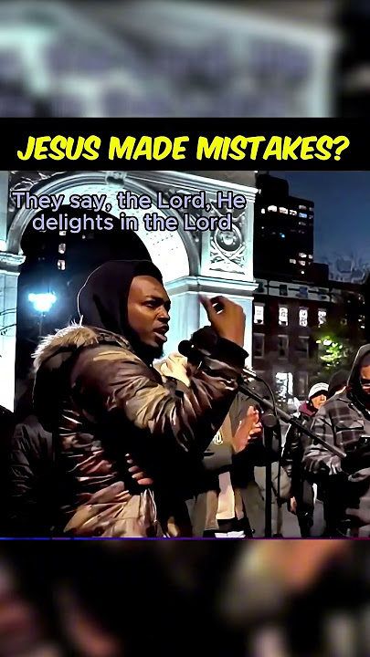 This man claimed Jesus made a mistake by crying out to God on the cross — watch what happened next.