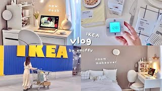 IKEA shopping & room makeover|aesthetic & cozy room🧸 recommended items, cooking🍽 vlog