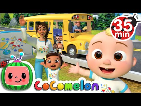 Wheels On The Bus (School Edition)  + More Nursery Rhymes & Kids Songs - CoComelon