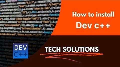 How to install DEV C++ on Windows 10/11 [ 2023 Update ] Latest GCC Compiler for C and C++