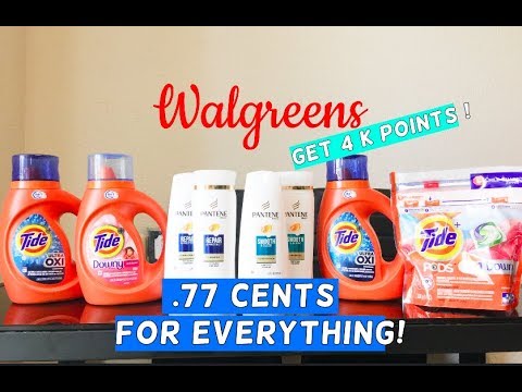WALGREENS COUPON HAUL! I PAID .77 CENTS FOR EVERYTHING! NO PAPER COUPONS NEEDED ALL DIGITALS!