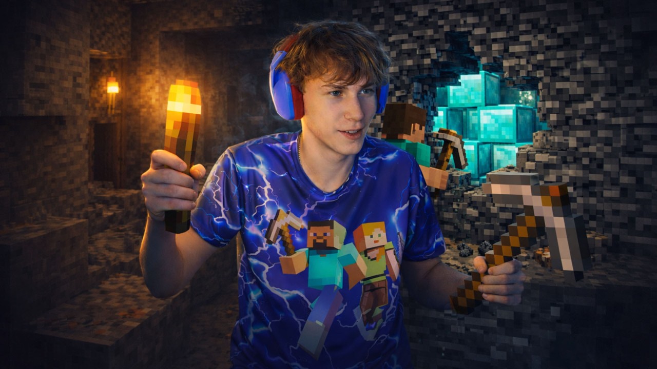 ПЕРВЫЙ РАЗ ИГРАЕМ В МАЙНКРАФТ + ХАРДКОР | KRYSHONZZZ