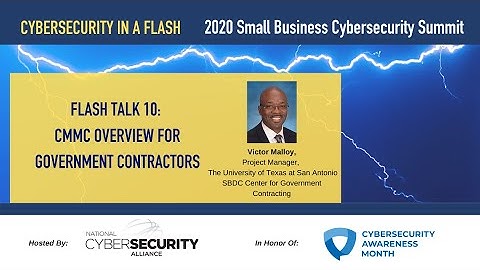 Overview of the Cybersecurity Maturity Model Certification for Government Contractors