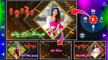 how to create 3D style animated love lyrical WhatsApp status video editing in kinemaster Telugu