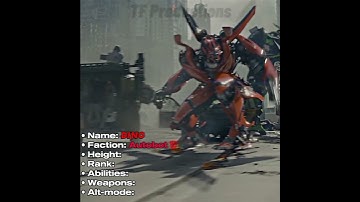 Transformers Profiles // Part 1 // Dino Mirage #transformers
