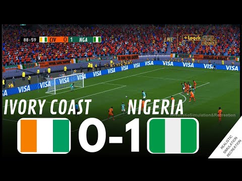 COTE D'IVOIRE 0-1 NIGERIA / Résumé • Simulation et loisirs de jeux vidéo
