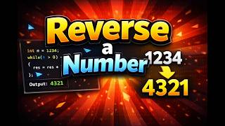 Reverse a Number in Java 🔥 | Easy Logic Explained