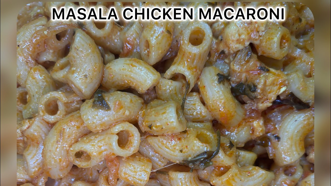 Alzamzam presents you the recipe of “MASALA CHICKEN MACARONI”😋😋