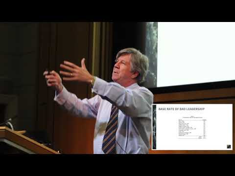 Dysfunctional Leadership Conference: 'Why Do Leaders Fail & Derail?', Adrian Furnham