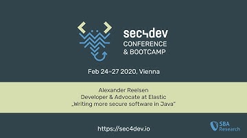 sec4dev 2020 - Writing more secure software in Java