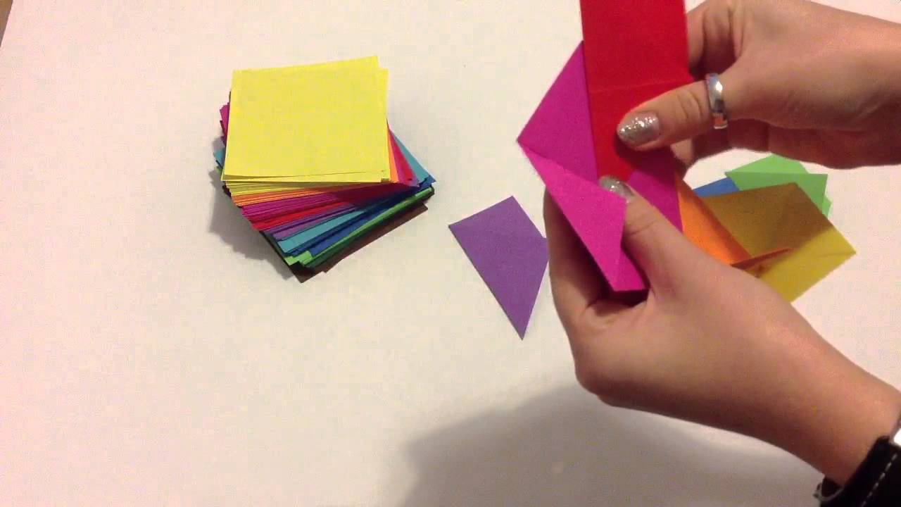 Origami Stern falten - Stern aus Papier basteln - YouTube