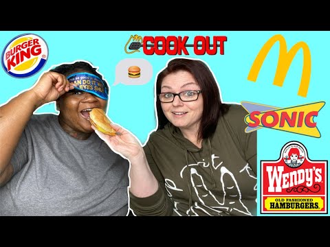 Guess That BURGER CHALLENGE 🍔|BLINDFOLDED